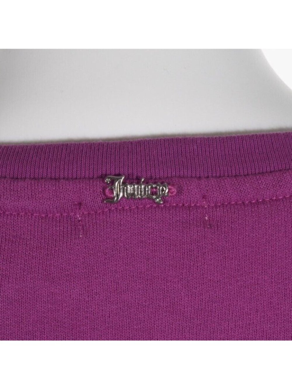 Juicy Couture Womens Purple "What Ever" Sweater Size S Cotton Blend - Picture 5 of 10